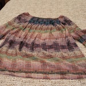 Ombre scoop neck tunic